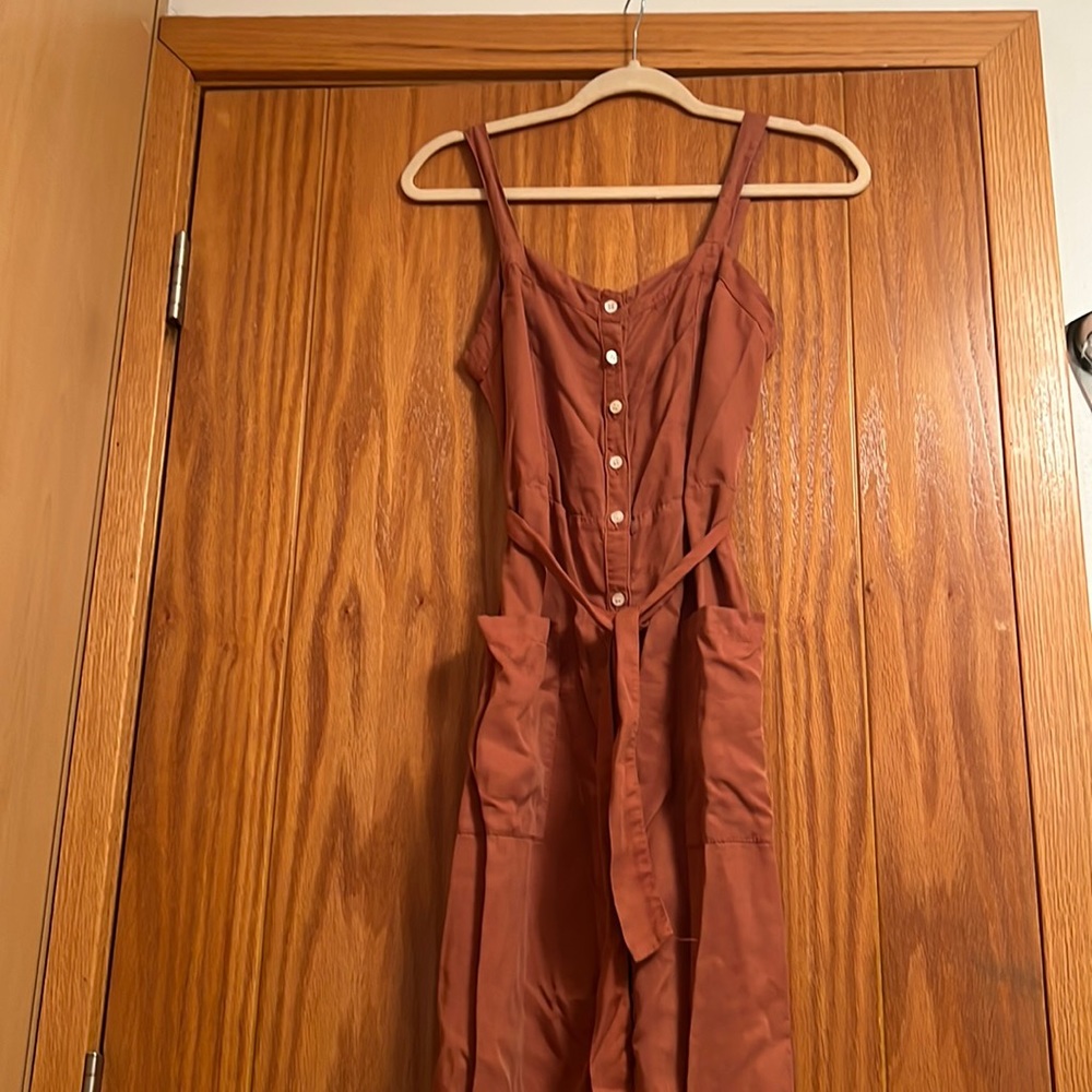 Dress with side slits